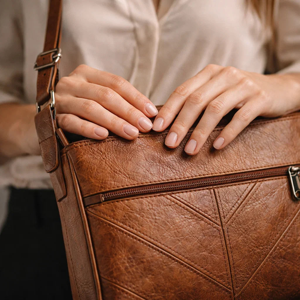 Bolso Bandolera de Piel para Mujer - Chic Style