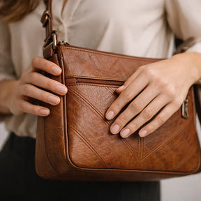 Bolso Bandolera de Piel para Mujer - Chic Style
