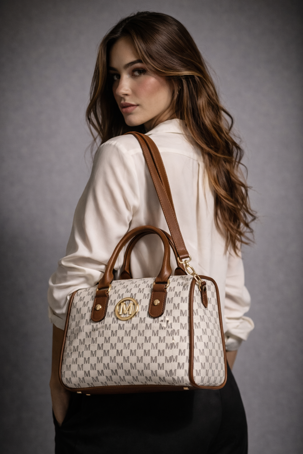 Bolso Boston de Piel para Mujer - Ashworth