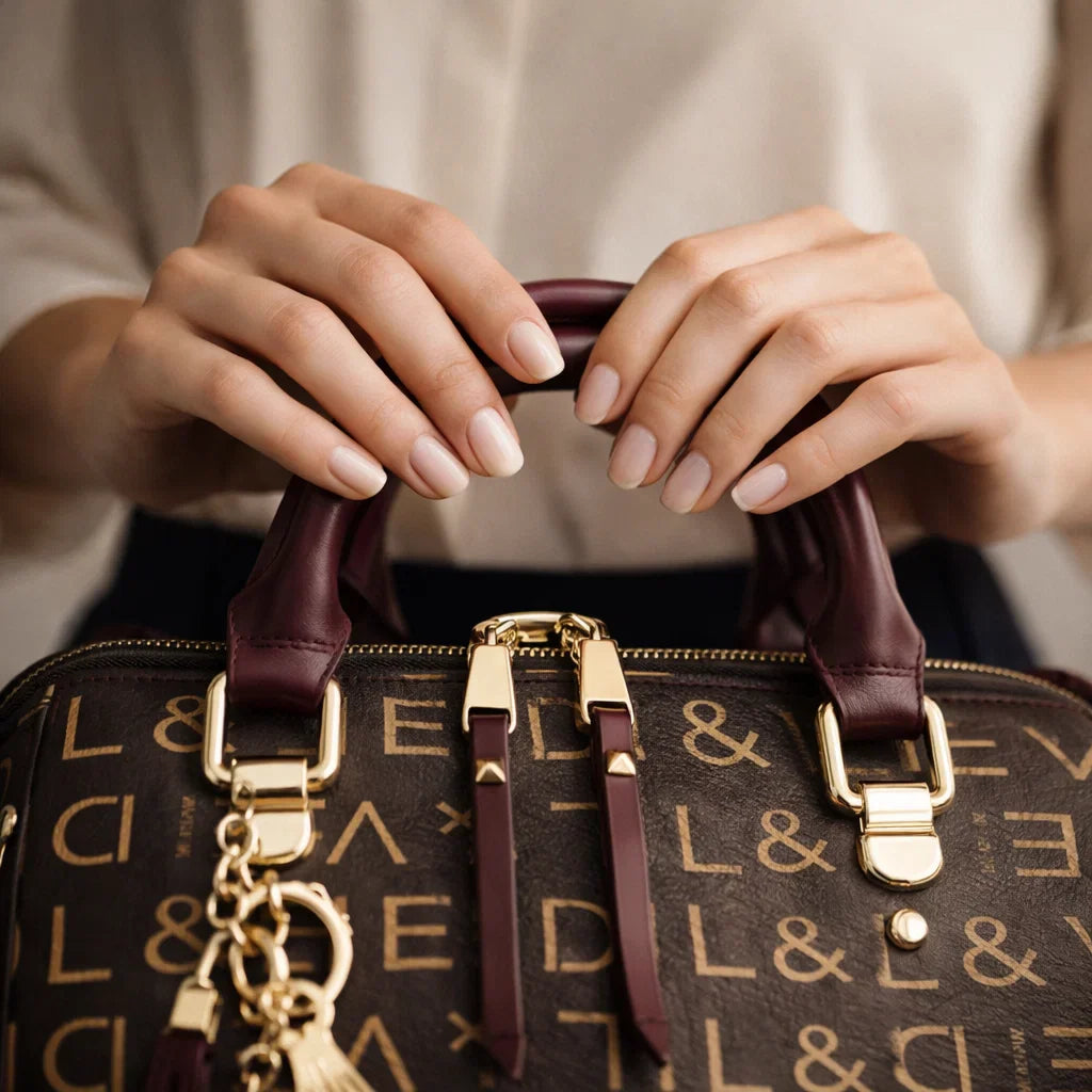 Bolso de Asa Corta de Piel para Mujer - Luxury Scale (2 en 1)