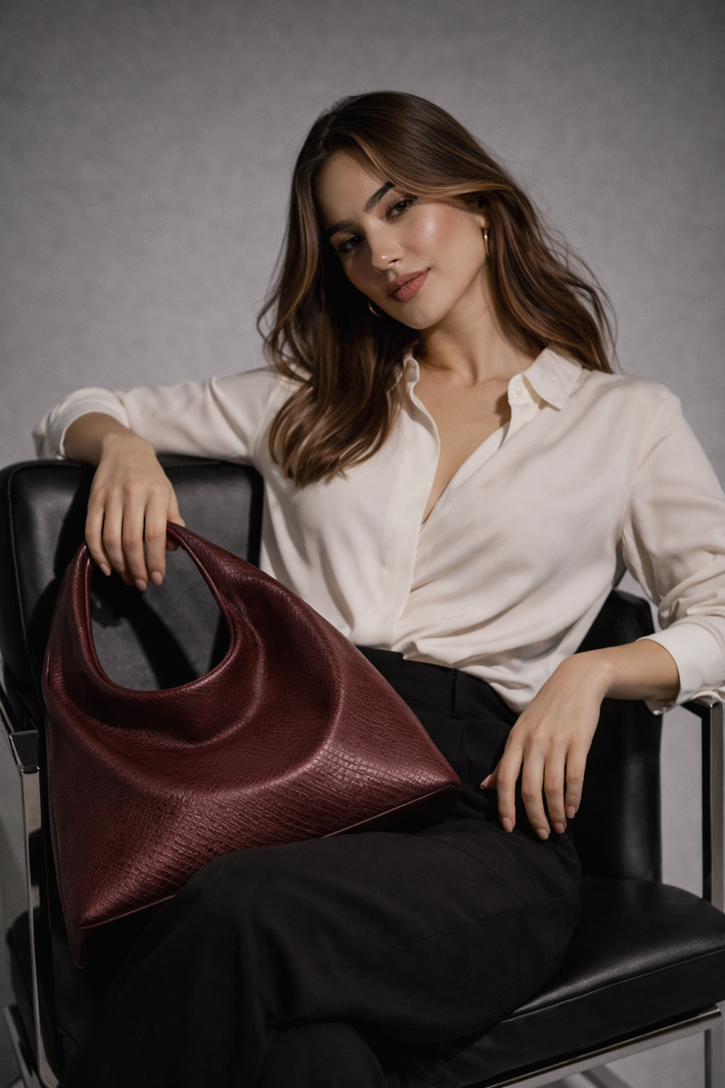 Bolso Hobo de Piel para Mujer - Oakfield