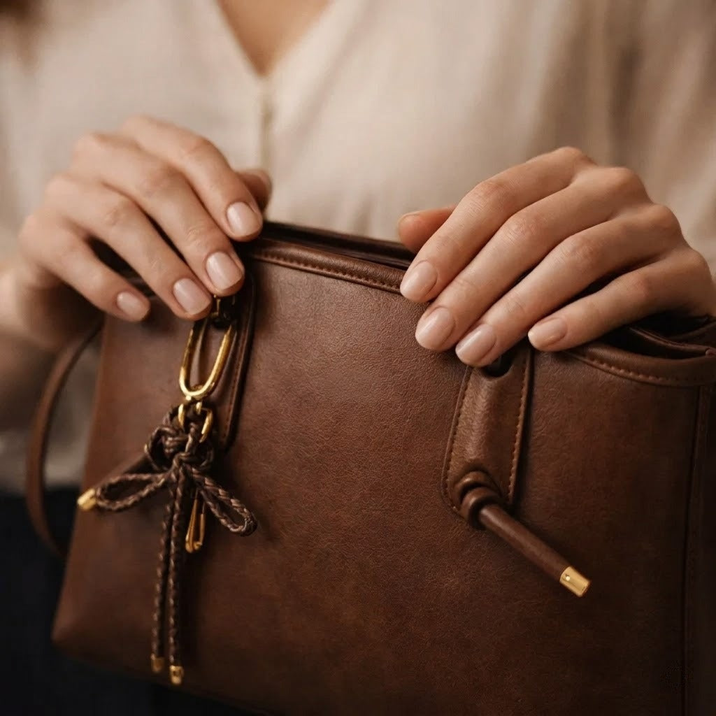 Bolso de Hombro de Piel para Mujer - Canterbury