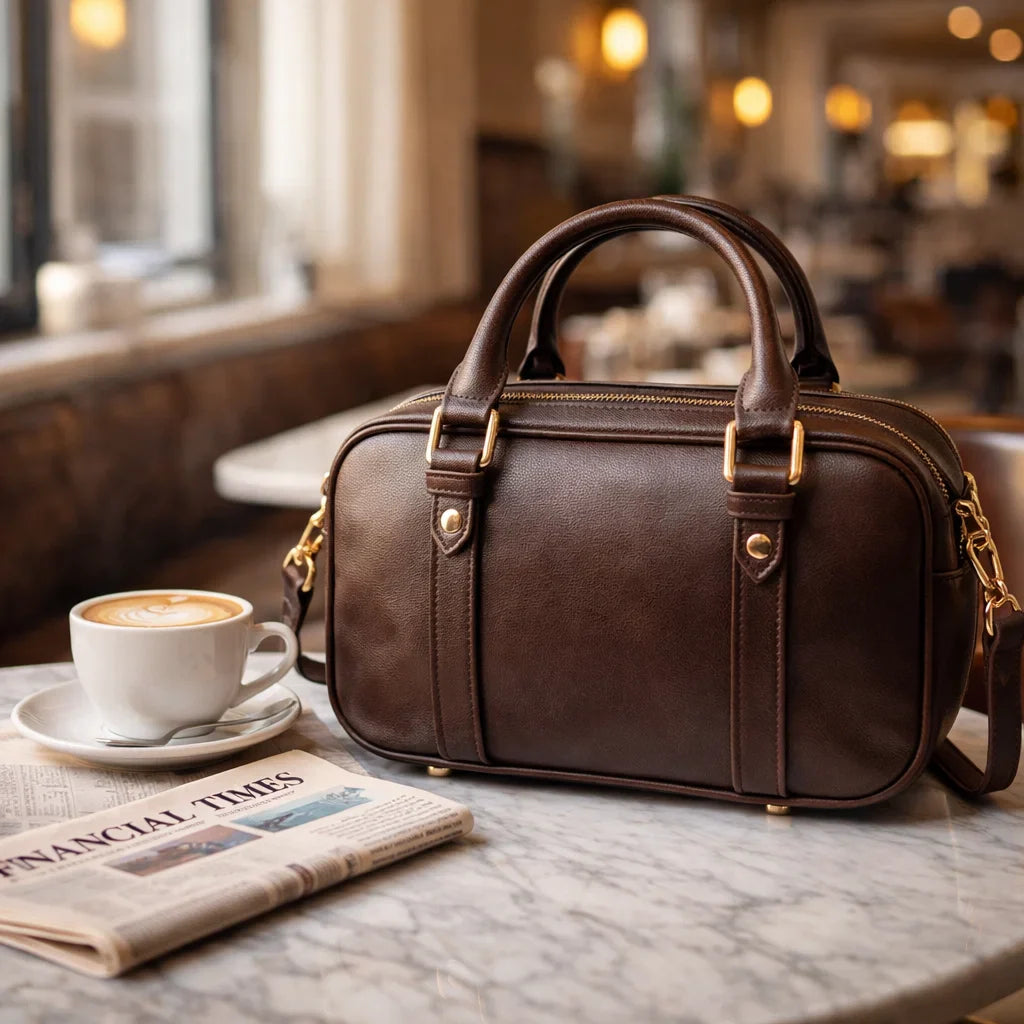 Bolso Trenzado de Piel Premium para Mujer - Darnley