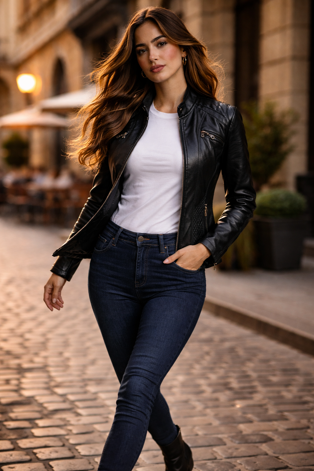 Chaqueta de Piel Acolchada para Mujer - Sentinels