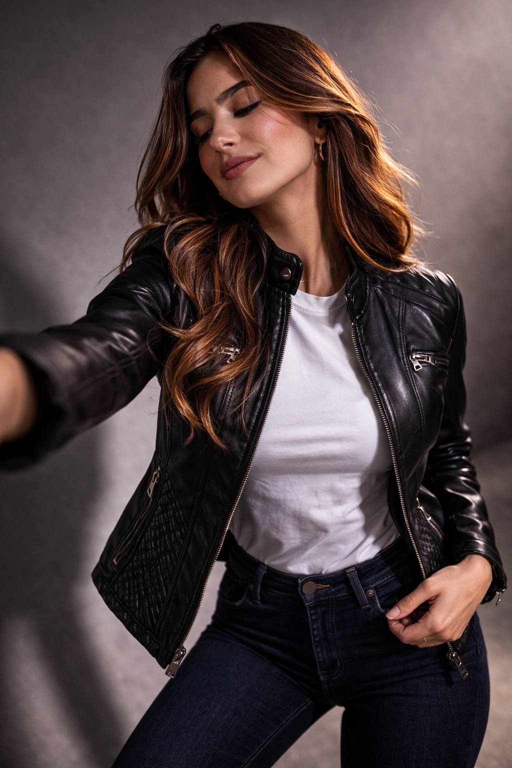 Chaqueta de Piel Acolchada para Mujer - Sentinels