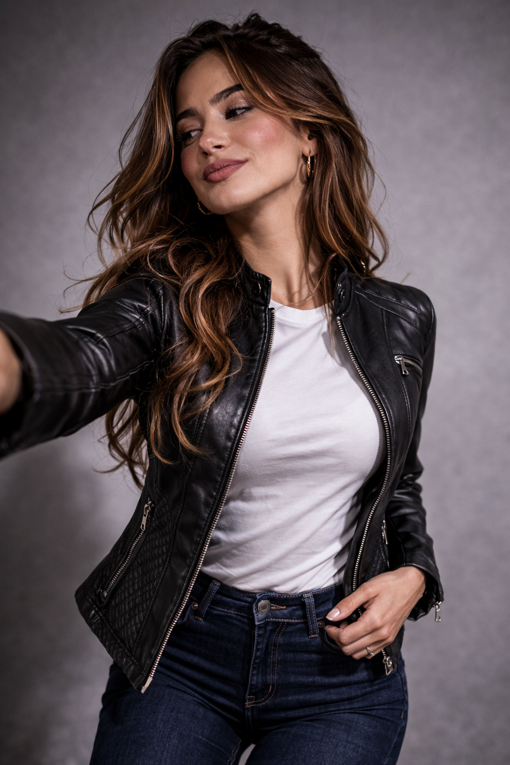 Chaqueta de Piel Acolchada para Mujer - Sentinels