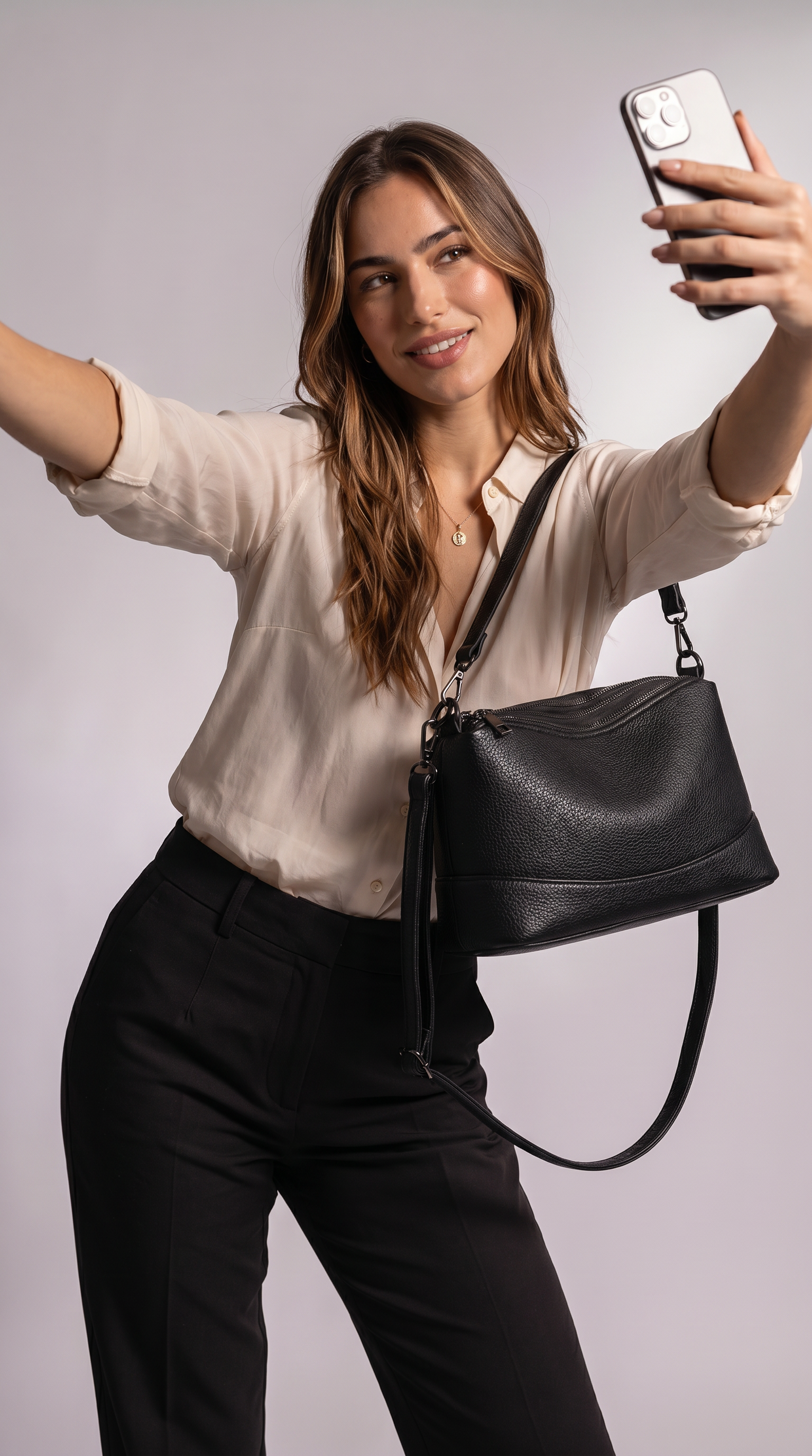 Bolso Bandolera de Piel para Mujer - Selena