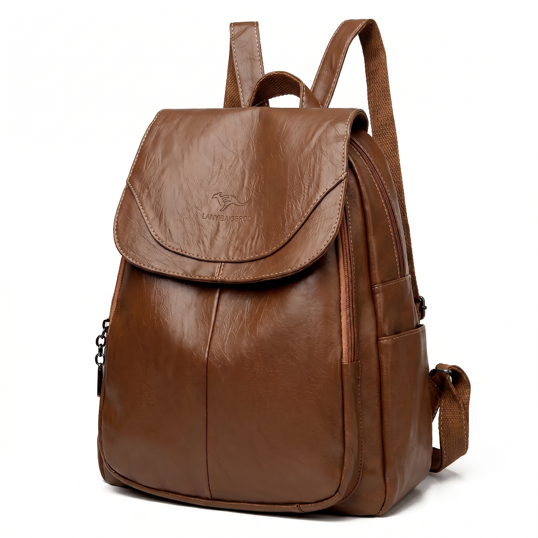 Mochila de Piel Italiana para Mujer - Eco