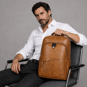Mochila de Piel para Hombre - Survival